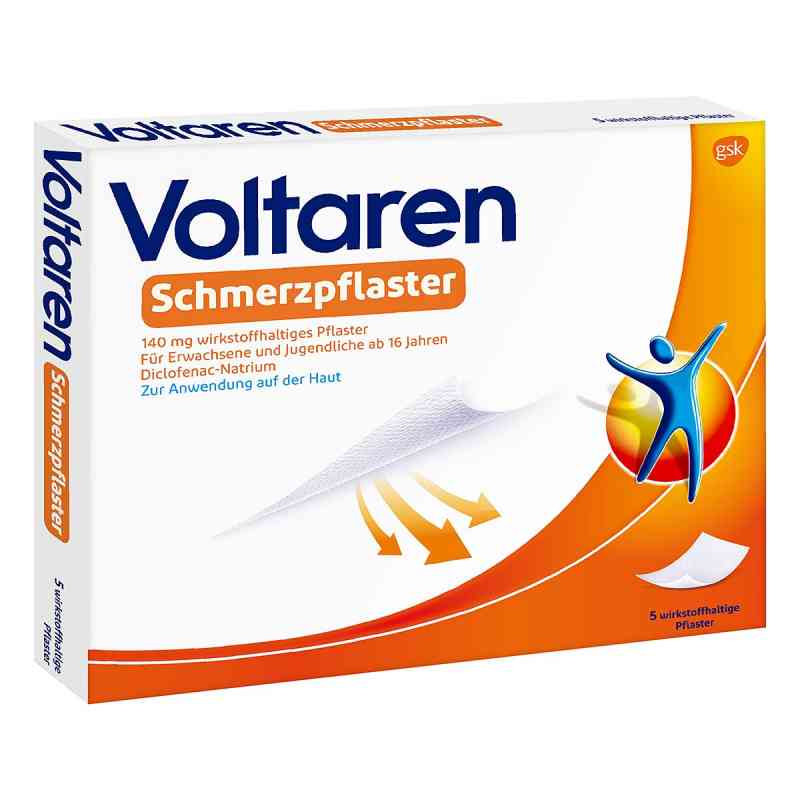 Voltaren Schmerzpflaster 140 mg wirkstoffh.Pflast. 5 stk