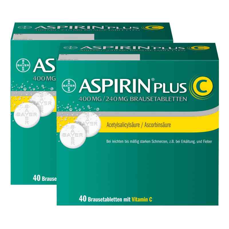 Aspirin Plus C Brausetabletten 2x40 stk von Bayer Vital GmbH PZN 08102699