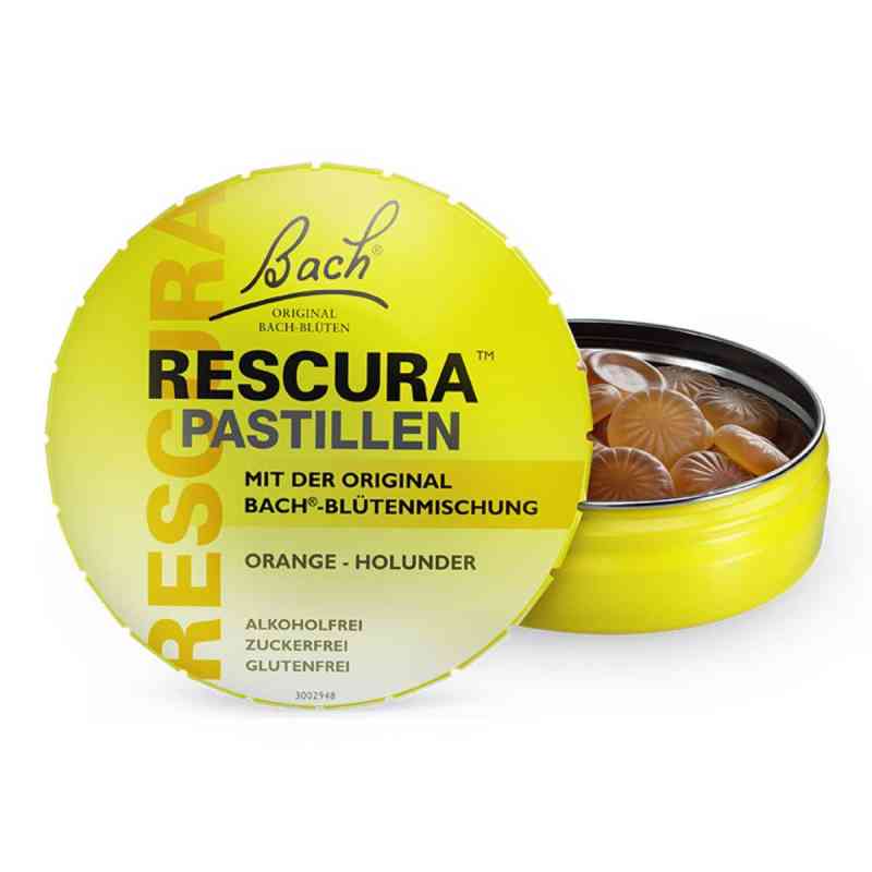 Bachblüten Original Rescura Pastillen Orange-Holunder 50 g von Nelsons GmbH PZN 16391712