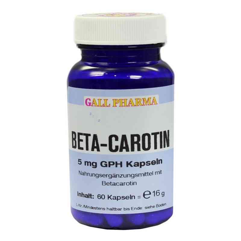 Beta Carotin 5 mg Kapseln 60 stk von Hecht-Pharma GmbH PZN 02139529