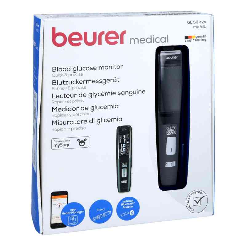 Beurer Gl50evo mg/dl Blutzuckermessgerät 1 stk von BEURER GmbH PZN 10985221