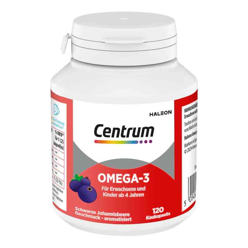 Centrum Omega-3 Kaukapseln 120 stk von Haleon Germany GmbH PZN 19335298