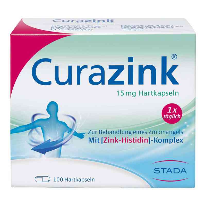 Curazink 15 mg Hartkapseln gegen Zinkmangel 100 stk von STADA Consumer Health Deutschland GmbH PZN 00679411