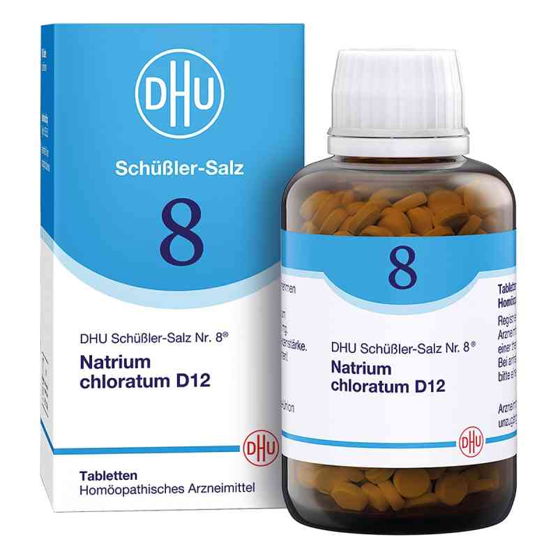 DHU Schüßler-Salz Nummer 8 Natrium chloratum D12 Tabletten 900 stk von DHU-Arzneimittel GmbH & Co. KG PZN 18182697