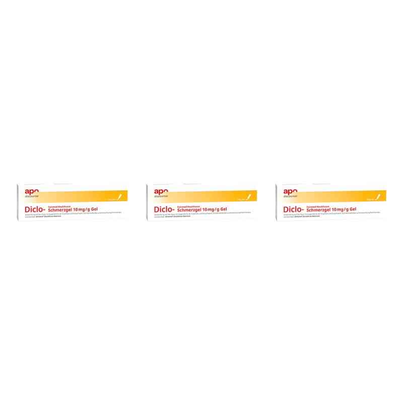 Diclofenac Schmerzgel von apodiscounter 3x100 g von Fairmed Healthcare GmbH PZN 08102787