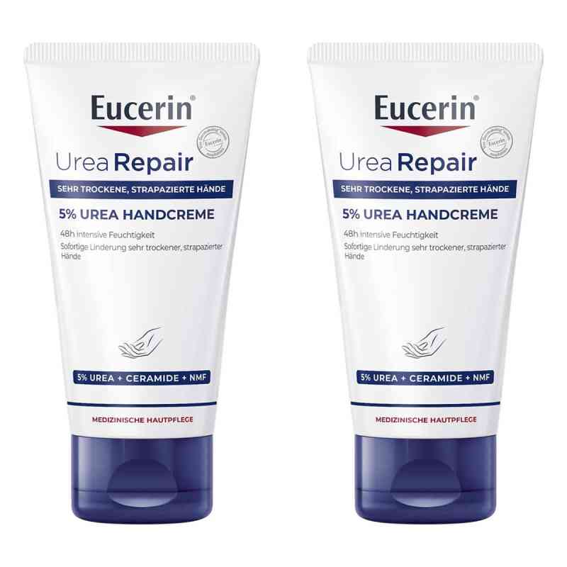 Eucerin UreaRepair 5% Urea Handcreme 2x75 ml von Beiersdorf AG Eucerin PZN 08102733