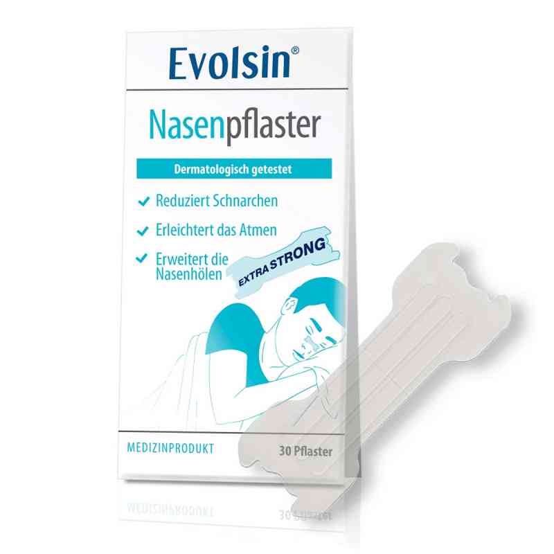 Evolsin Nasenpflaster transparent-extra stark 30 stk von Evolsin medical UG (haftungsbeschränkt) PZN 18875035