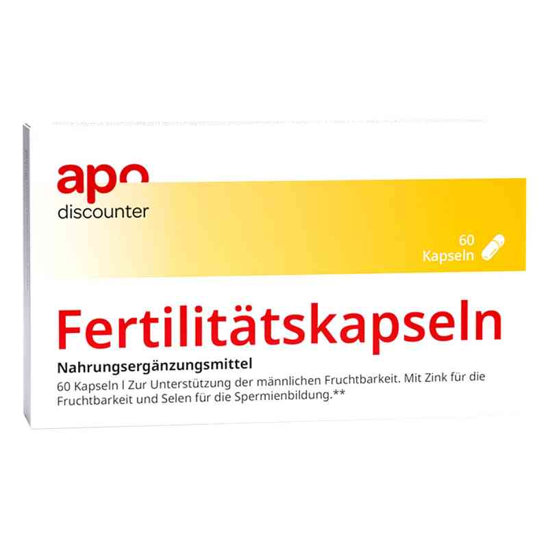 Fertilitätskapseln Kinderwunsch für den Mann von apodiscounter 60 stk von apo.com Group GmbH PZN 17390844