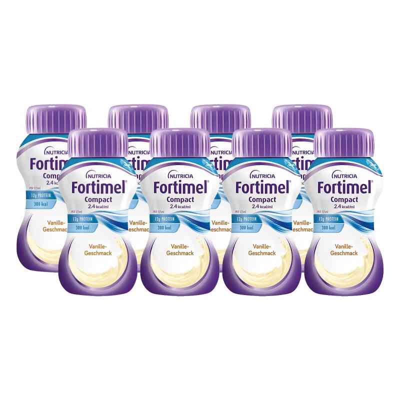 Fortimel Compact 2.4 Vanillegeschmack 32x125 ml von Danone Deutschland GmbH PZN 08100343