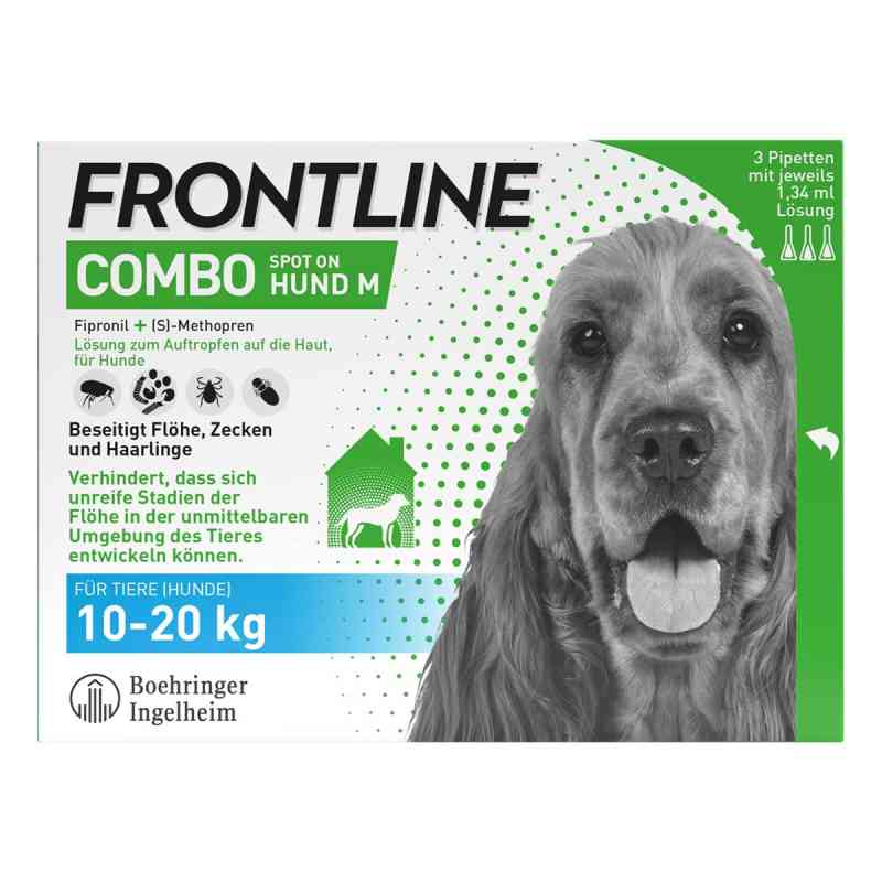 FRONTLINE COMBO Hund & Heim gegen Zecken Flöhe Larven 10-20 kg 3 stk von Boehringer Ingelheim VETMEDICA GmbH PZN 17558597