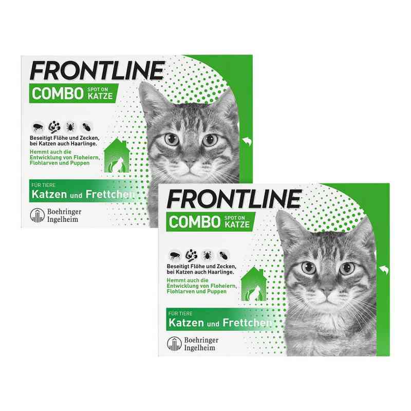 FRONTLINE COMBO Katze & Heim gegen Zecken Flöhe & Flohlarven 2x6 stk von Boehringer Ingelheim VETMEDICA GmbH PZN 08101716