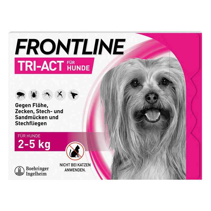 FRONTLINE TRI-ACT Hund gegen Zecken Flöhe & Mücken 2-5 kg 6 stk von Boehringer Ingelheim VETMEDICA GmbH PZN 16359849