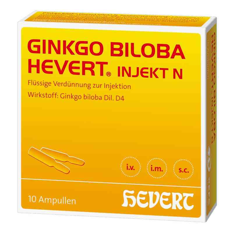 Ginkgo Biloba Hevert Injekt N Ampullen 10 stk von Hevert-Arzneimittel GmbH & Co. KG PZN 18092853