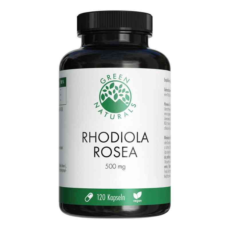 GREEN NATURALS Rhodiola Rosea 500 mg hochdosiert  120 stk von Heilpflanzenwohl GmbH PZN 18099200
