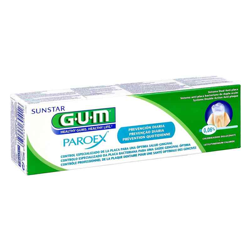 GUM® PAROEX® Zahnpasta 0,06% CHX 75 ml von Sunstar Deutschland GmbH PZN 00196285