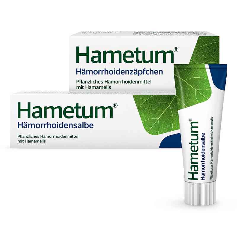 Hametum Hämorrhoidensalbe (25 g) & Hämorrhoidenzäpfchen (10 stk) 1 Pck von Dr.Willmar Schwabe GmbH & Co.KG PZN 08102895