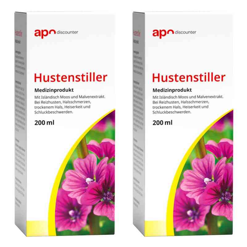 Hustenstiller Sirup von apodiscounter 2x200 ml von Viamedi Healthcare GmbH PZN 08102538