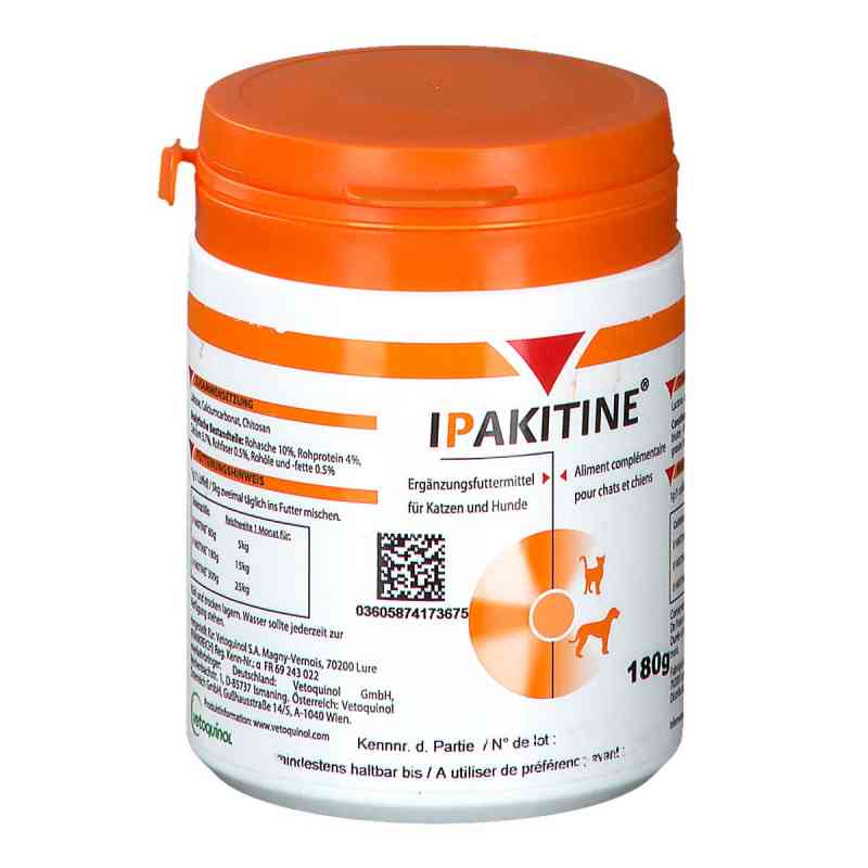 Ipakitine Ergänzungsfuttermittel für Katzen und Hunde 180 g von O'ZOO GmbH PZN 16361467