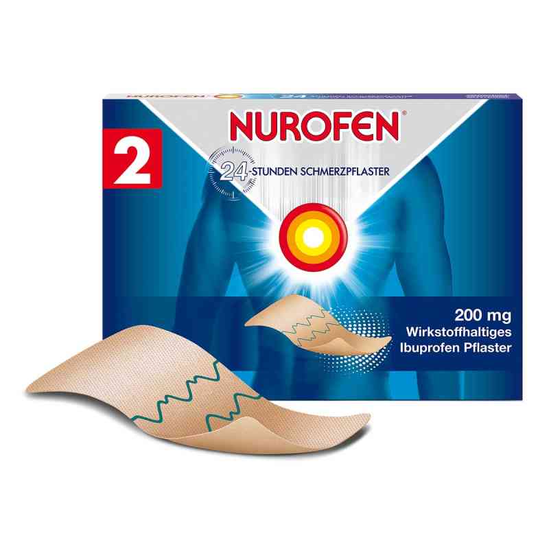 NUROFEN 24-Stunden Schmerzpflaster 200 mg Ibuprofen  2 stk von Reckitt Benckiser Deutschland GmbH PZN 02740735