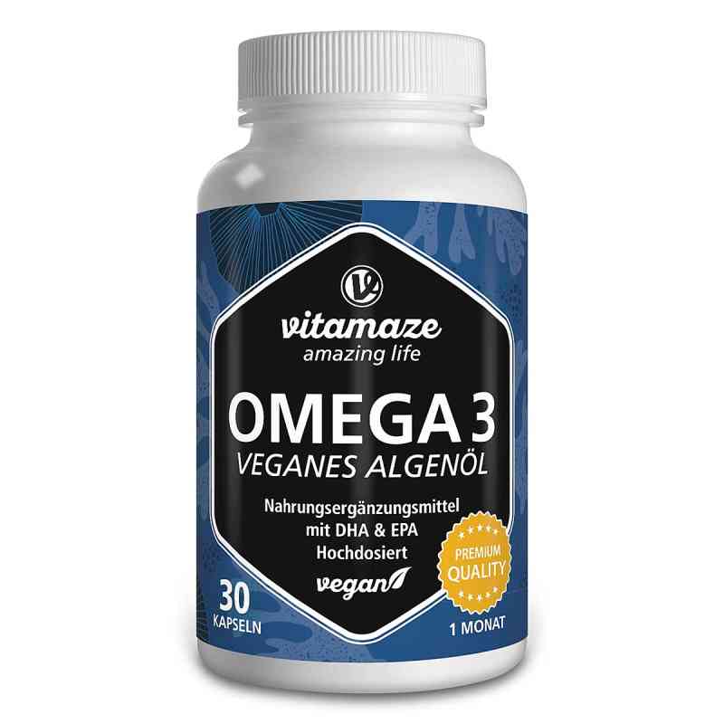 Omega-3 Vegan Algenöl Hochdosiert Kapseln 30 stk von Vitamaze GmbH PZN 19228007