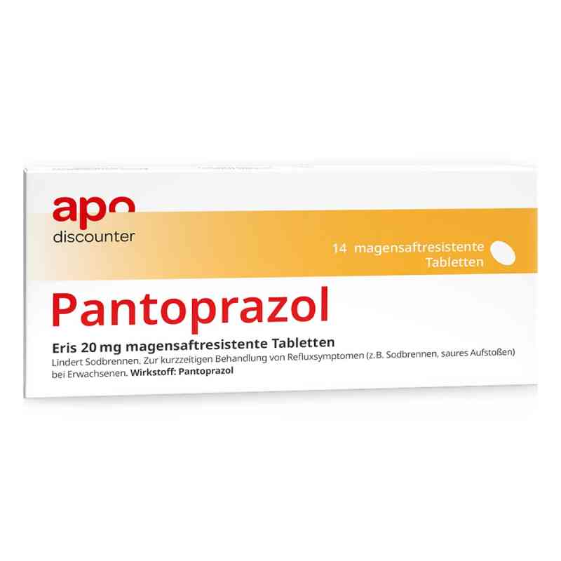 Pantoprazol 20 mg von apodiscounter  14 stk von Fairmed Healthcare GmbH PZN 16733785