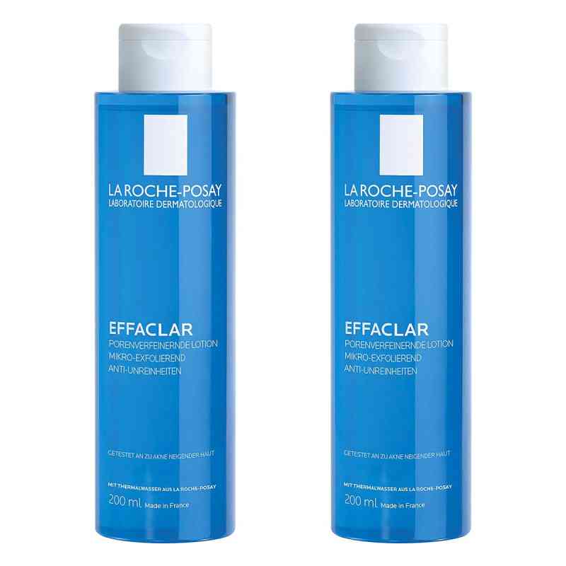 Roche-posay Effaclar Porenverfeinernde Lotion 2x200 ml von L'Oreal Deutschland GmbH PZN 08102866