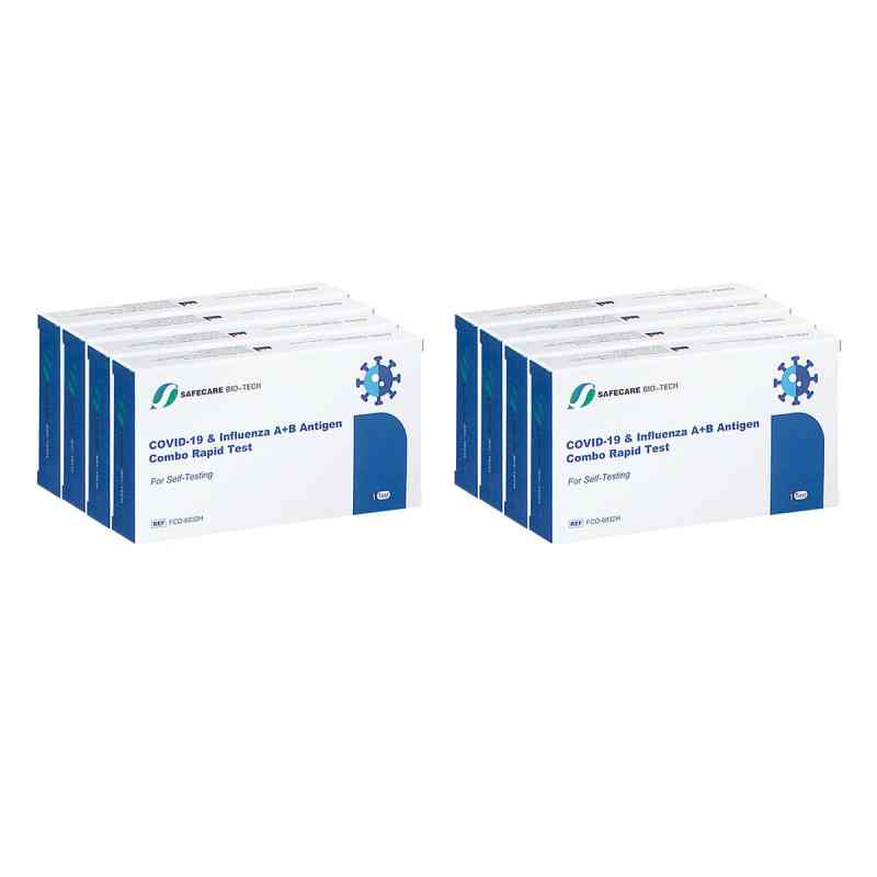 Safecare Covid-19 & Influenza A/B Kombi-Selbsttest Nase 8x1 stk von Kaiser Cares GmbH PZN 08103164