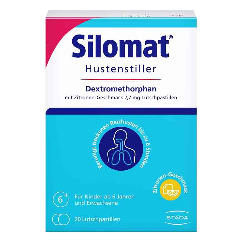 Silomat Hustenstiller DMP Zitronen-Geschmack Lutschpastillen 20 stk von STADA Consumer Health Deutschland GmbH PZN 18661475