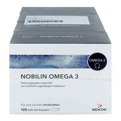 Nobilin Omega 3 Kapseln 4X120 stk → Online-Apotheke JUVALIS