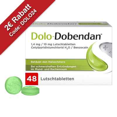 Dolo-Dobendan Zuckerfrei Lutschtabletten gegen Halsschmerzen 48 stk von Reckitt Benckiser Deutschland GmbH PZN 06865787