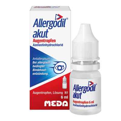 Allergodil akut Augentropfen: Bei Pollenallergie, Heuschnupfen 6 ml von Viatris Healthcare GmbH PZN 04095291