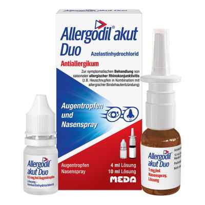 Allergodil akut Duo: Allergie Nasenspray + Augentropfen 1 stk von Viatris Healthcare GmbH PZN 00694793