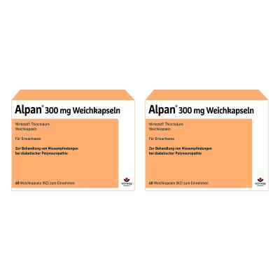 Alpan 300 Mg Weichkapseln 2 x60 stk von Wörwag Pharma GmbH & Co. KG PZN 08102696