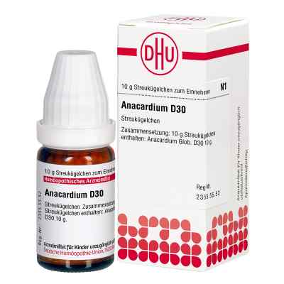 Anacardium D30 Globuli 10 g von DHU-Arzneimittel GmbH & Co. KG PZN 04203349