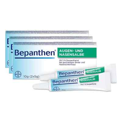 Bepanthen Augen- und Nasensalbe 3x10 g von Bayer Vital GmbH PZN 08103020