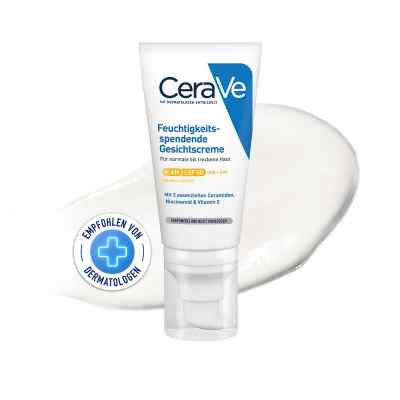 CeraVe Feuchtigkeitsspendende Gesichtscreme mit LSF 50 52 ml von L'Oreal Deutschland GmbH PZN 18029926