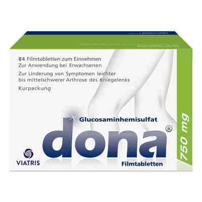 Dona 750 mg: Kniearznei bei Arthrose, hochdosiertes Glucosamin 84 stk von Viatris Healthcare GmbH PZN 04629769