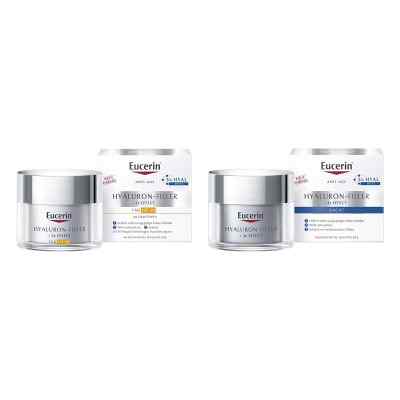 Eucerin Hyaluron-Filler Tagespflege Lsf 30 + Nachtpflege Creme 2x50 ml von Beiersdorf AG Eucerin PZN 08102721