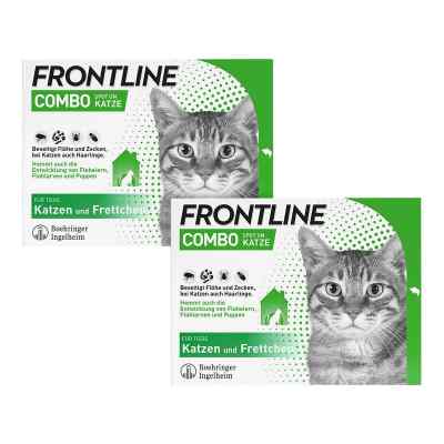 FRONTLINE COMBO Katze & Heim gegen Zecken Flöhe & Flohlarven 2x6 stk von Boehringer Ingelheim VETMEDICA GmbH PZN 08101716