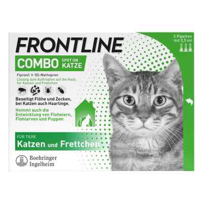 FRONTLINE COMBO Katze & Heim gegen Zecken Flöhe & Flohlarven 3 stk von Boehringer Ingelheim VETMEDICA GmbH PZN 17885020