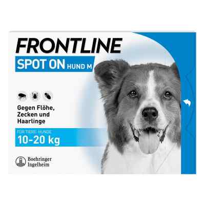 FRONTLINE SPOT ON Hund gegen Zecken Flöhe & Haarlinge 10-20 kg 3 stk von Boehringer Ingelheim VETMEDICA GmbH PZN 00662882