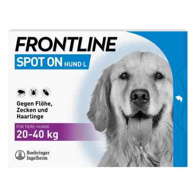 FRONTLINE SPOT ON Hund gegen Zecken Flöhe & Haarlinge 20-40 kg 3 stk von Boehringer Ingelheim VETMEDICA GmbH PZN 00662899