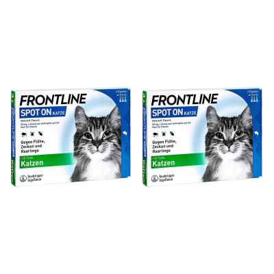 FRONTLINE SPOT ON Katze gegen Zecken Flöhe & Haarlinge 2x3 stk von Boehringer Ingelheim VETMEDICA GmbH PZN 08101024