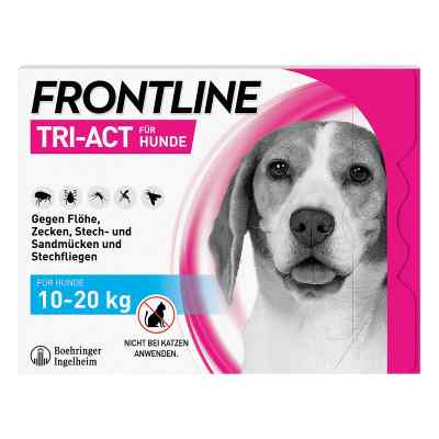 FRONTLINE TRI-ACT Hund gegen Zecken Flöhe & Mücken 10-20 kg 6 stk von Boehringer Ingelheim VETMEDICA GmbH PZN 16359884