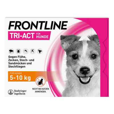 FRONTLINE TRI-ACT Hund gegen Zecken Flöhe & Mücken 5-10 kg 3 stk von Boehringer Ingelheim VETMEDICA GmbH PZN 16359855