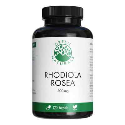 GREEN NATURALS Rhodiola Rosea 500 mg hochdosiert  120 stk von Heilpflanzenwohl GmbH PZN 18099200