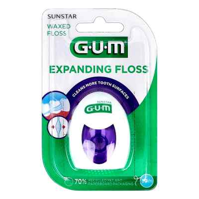 GUM® EXPANDING FLOSS leicht gewachst, flauscht, 30 m 30 M von Sunstar Deutschland GmbH PZN 01164028