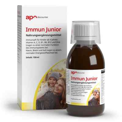 Immun Junior Multivitamin Saft für Kinder von apodiscounter 150 ml von apo.com Group GmbH PZN 19381944