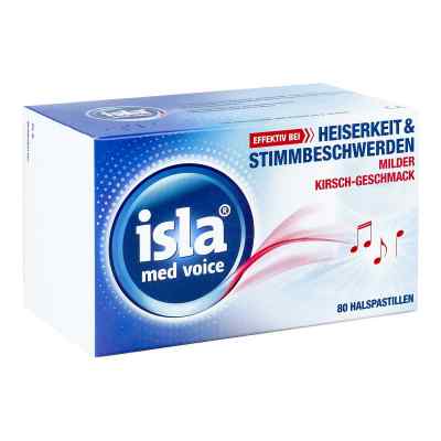 isla med voice Halspastillen bei Heiserkeit & Stimmbeschwerden 80 stk von Engelhard Arzneimittel GmbH & Co.KG PZN 16958343