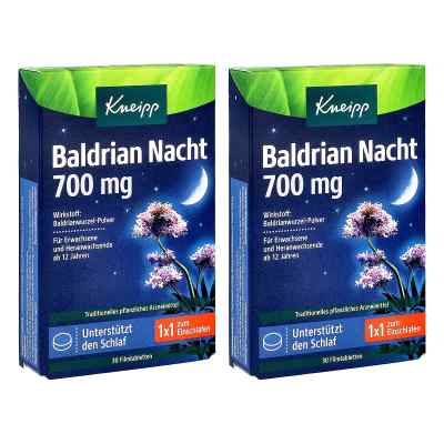 Kneipp Baldrian Nacht 700 Mg Filmtabletten 2x30 stk von Kneipp GmbH PZN 08102942